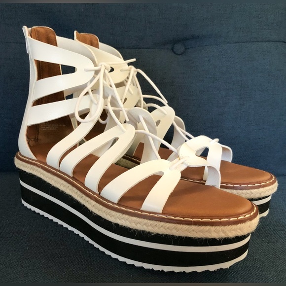 Silent D Boho Platform Sandals Size 11 NEW